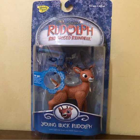 Young Buck Rudolph, Rudolph the Red Nosed Reindeer, 2004 Memory Lane, New in Box - Picture 4 of 8